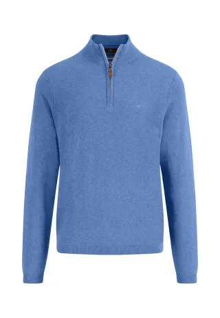 FYNCH-HATTON - Troyer Zip, Air Cotton crystal blue - Gr. - L