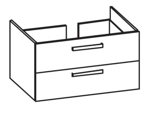 Artiqua 413 Waschtischunterschrank für Acanto 500623, 500624 Castello Eiche quer NB, 413-WU2L-K166-7 413-WU2L-K166-7136-426