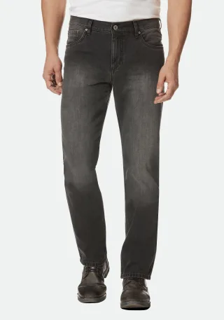 HERO by John Medoox 5-Pocket-Jeans "Denver Regular Straight Stretch Jeans" Straight Fit Casual Clean Wash Denim Jeans für Herren