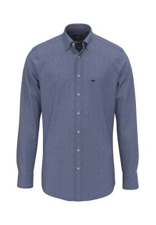 FYNCH-HATTON - Denim Shirt, Kent, 1/1 misty blue - Gr. - L