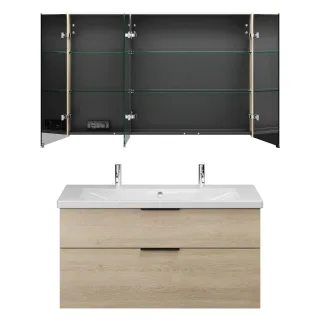 Burgbad SET Eqio Eiche Dekor Cashmere/Alpinweiss, SFAO123RF3180C0001 SFAO123RF3180C0001