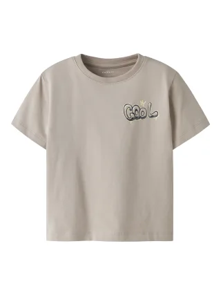 NAME IT - NMMDIGRO SS NREG TOP chateau gray - Gr. - 110