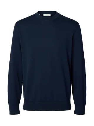 SELECTED MEN - SLMTORINO LS KNIT CREW NECK NOOS Navy Blazer - Gr. - XXL