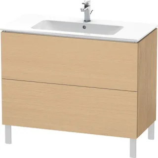 Duravit L-Cube Waschtischunterbau bodenstehend Natur Eiche Matt 1020x481x704 mm - LC662703030 LC662703030