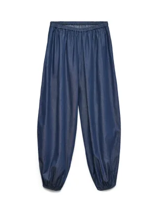 VERO MODA - VMZITTA NW BALLOON PANT EXP Dark Blue Denim - Gr. - XS