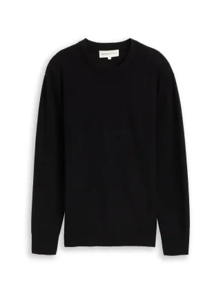 Denim Tom Tailor - Strickpullover mit Streifen black - Gr. - S