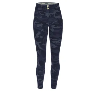 Freddy 7/8-Hose "WRUP REGULAR SUPERSKINNY 7/8" mit All-Over-Camouflage-Muster