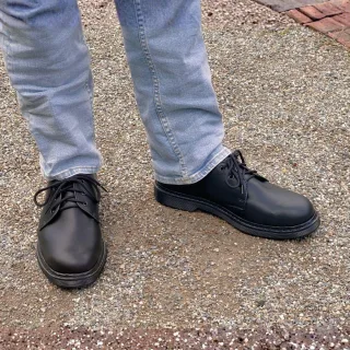 Shoezuu 3 Eye UK Shoe Black 41