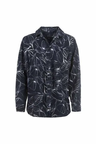 squesto - Bluse 1/1 navy - Gr. - 42