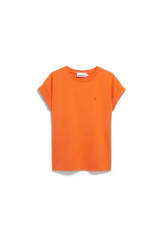 Armedangels - IDAARA T-SHIRT sunset orange - Gr. - XL