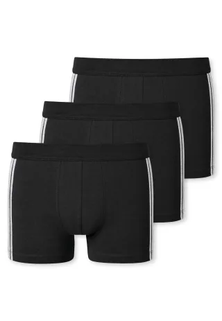 SCHIESSER - 3PACK Shorts schwarz - Gr. - 5