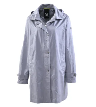 Fuchs Schmitt - Rainwear Kurzmantel silver - Gr. - 44