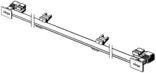 Viega Stegrost Advantix Vario 4967.30, in 300-1200mm Edelstall matt 736569