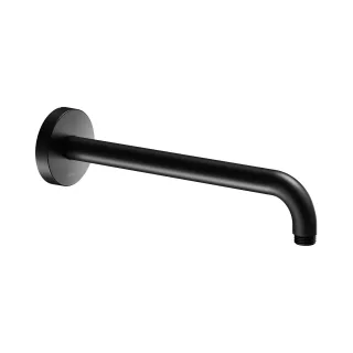 Keuco Black Selection Brausearm für Wandanschluss, Ausladung 300, rund, schwarz matt 51688370300