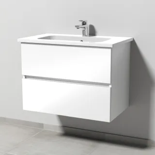 Sanipa Solo One Euphoria Waschtisch-Set 780mm, weiss glanz PS02178