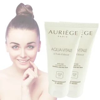 Auriege Paris Aqua Vitale Tages Creme trockene normale Haut Multipack 2x50ml