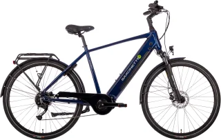 SAXONETTE "Deluxe Sport Man" 9 Gang Shimano Alivio Schaltwerk Kettenschaltung Mittelmotor 250 W Pedelec, Elektrofahrrad für Damen u. Herren