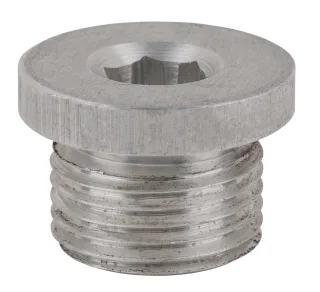KS Tools Ölablassschraube Innen6kant 8mm, M18x1,5x11mm, 10er-Pack - 430.1227