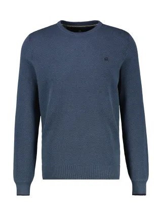 LERROS - O-NECK BUENDCHEN crispy blue - Gr. - XL
