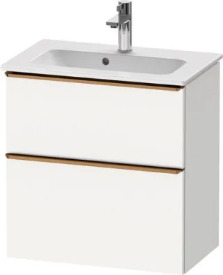 Duravit D-Neo Waschtischunterbau wandhängend Weiß Matt 610x372x625 mm - DE4368004180000 DE4368004180000