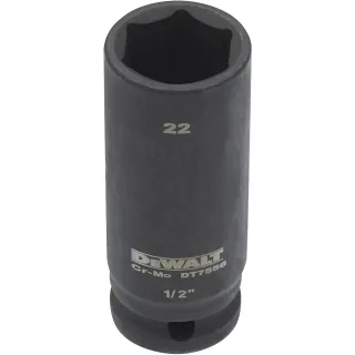 DEWALT EXTREME IMPACT Steckschlüssel 1/2 lang schlagfest - DT7556-QZ