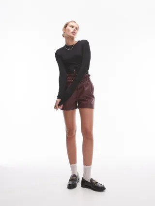 TOPSHOP - TSPREMIUM LS TOP JRS NOOS Black - Gr. - S