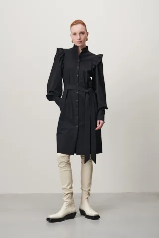 Jane Lushka - Kamelia Dress Technical Jersey black - Gr. - L