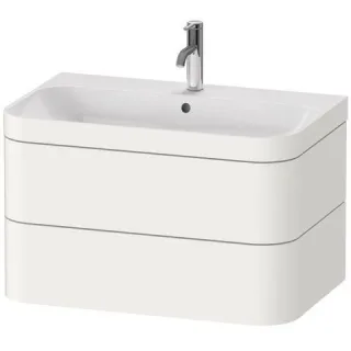 Duravit Happy D.2 Plus c-bonded Set wandhängend Weiß 775x490x480 mm - HP4637O8484 HP4637O8484