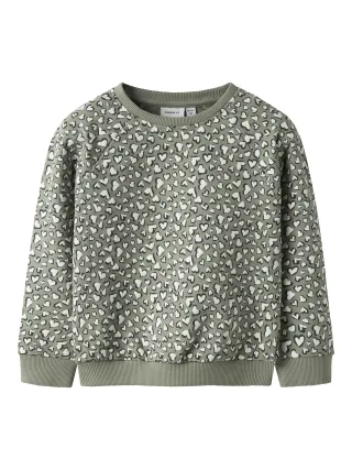 NAME IT - NMFBEARTA LS NREG SWEAT UNB shadow - Gr. - 116
