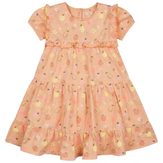 STACCATO - Md.-Jerseykleid peach mel.-aop - Gr. - 116/122