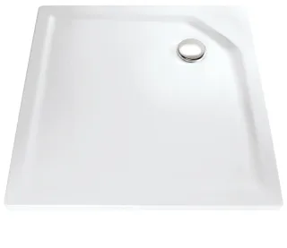 HSK Acryl Quadrat-Duschwanne super-flach 80 x 80 x 3,5 cm, ohne Schürze 525080-A-pergamon