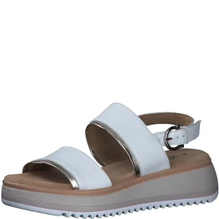 s.Oliver Shoes - Da.-Sandalette white - Gr. - 39