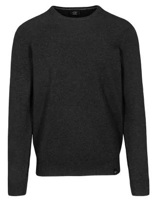 COMMANDER Finest Clothing - Rdh.-Pullover 1/1 Arm, uni anthrazit mel. - Gr. - XXL