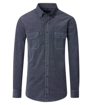CASAMODA - Hemdjacke blau - Gr. - L
