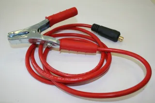 ELMAG Ladekabel rot 16qmm/2m - 16/25 SteckerØ 9mm rot - 9505297