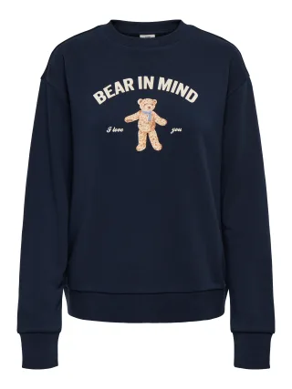 JDY - JDYBOOGIE L/S SWEAT JRS Sky Captain - Gr. - XS
