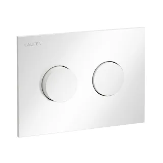 Laufen Betätigungsplatte GROOVE INEO mit Zweimengenbetätigung weiß, H9001170000001 H9001170000001