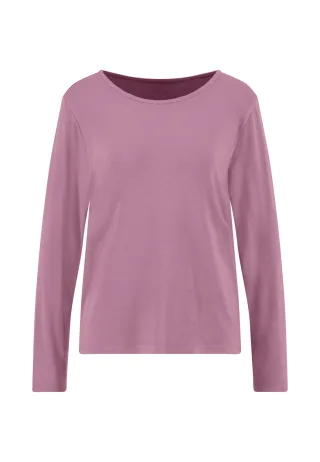 FYNCH-HATTON - LONGSLEEVE BASIC mauve rose - Gr. - XL