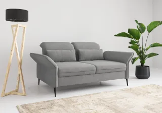 sit&more 3-Sitzer "Emely, inkl. Sitztiefenverstellung" wahlweise mit Bettfunktion, Kopf- & Armteilverstellung