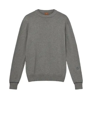 mos mosh gallery - MMGBarella Crew Knit grey melange - Gr. - XL