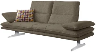 W.SCHILLIG 2-Sitzer "broadway, Designsofa mit tollem Sitzkomfort" Sitztiefenverstellung, Kopfteil- & Seitenteilverstellung, Breite 216cm