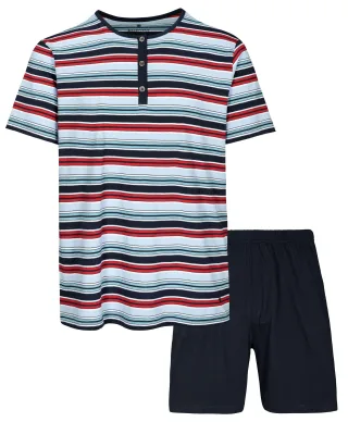 BASEFIELD - He.-Shorty Ringel indigo/red/sky - Gr. - 5XL
