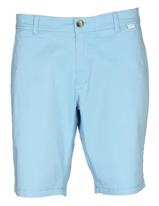BASEFIELD - Chino Bermuda light azure - Gr. - XL