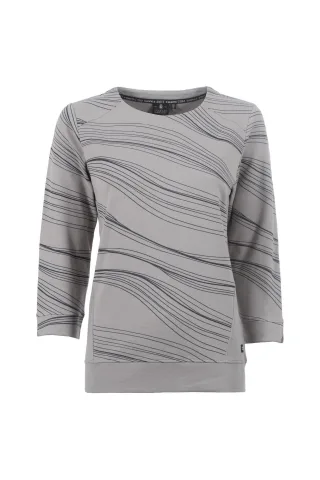 squesto - Leichtsweat 3/4 cloud grey - Gr. - 38
