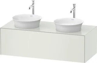 Duravit White Tulip Konsolenwaschtischunterbau wandhängend Weiß Seidenmatt 1300x550x408 mm - WT4978B WT4978B3636