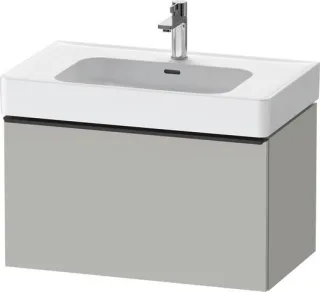 Duravit D-Neo Waschtischunterbau wandhängend Betongrau Matt 784x452x440 mm - DE42770BD070000 DE42770BD070000