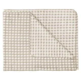 LIVING DREAMS - Jacq.-Wohndecke gekettelt natur/taupe - Gr. - 150/200