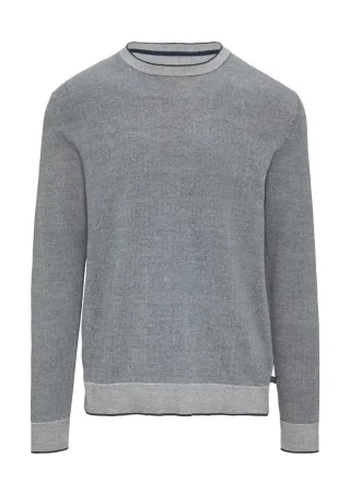 Q/S designed by - Strickpullover mit Melangegarn blau - Gr. - XL