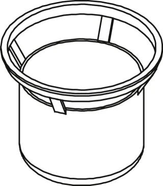 Kermi BA Duscheinsatz DN40 w/f für Ablauf Point grau, 6038369 6038369