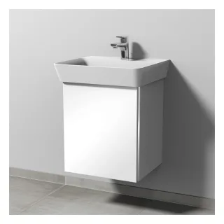 Sanipa 3way Waschtischunterbau zu Ideal Standard Connect Air Cube Waschtisch mit 1 Tür, Anthrazit-Ma BR64522